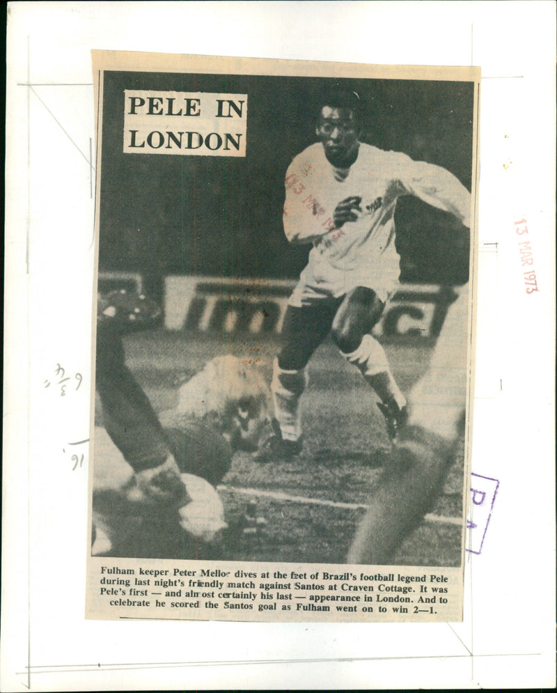 Pele - Vintage Photograph