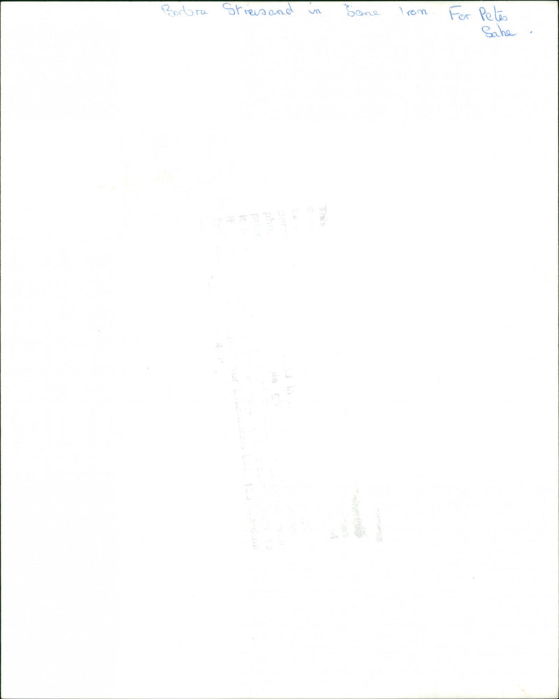 Barbra Streisand - Vintage Photograph