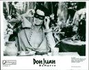 Johnny Depp stars in the 1995 movie "Don Juan DeMarco". - Vintage Photograph