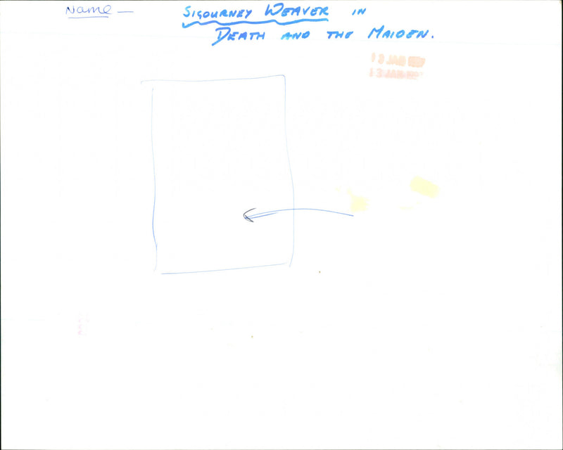 Sigourney Weaver - Vintage Photograph