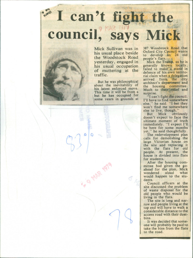 Mick Sullivan - Vintage Photograph