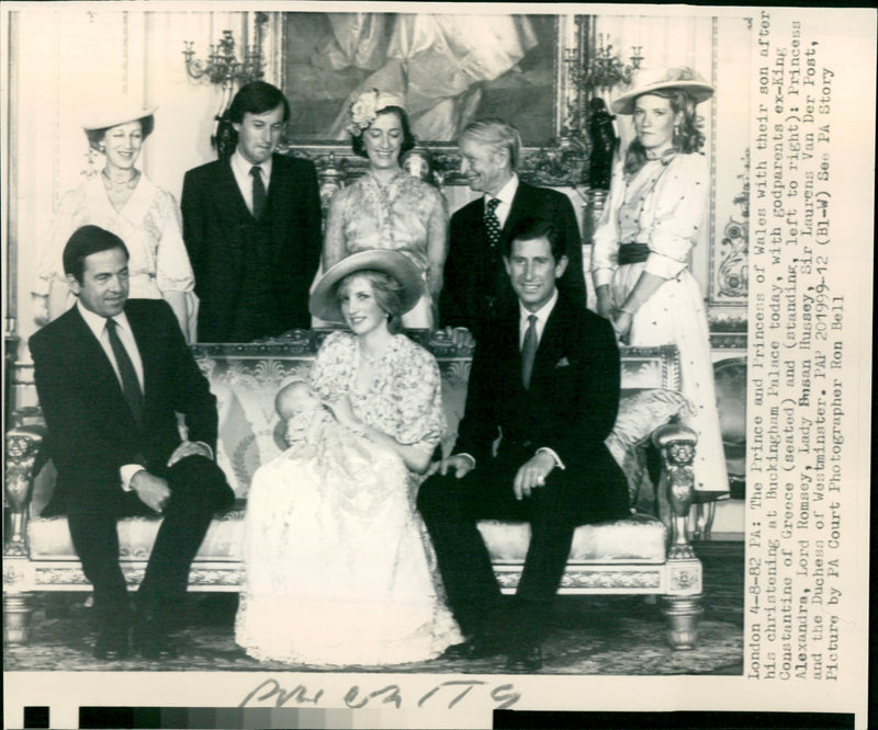 Prince Charles and Princess Diana of Wales - Vintage Photograph