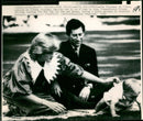 Prince William with The Prince and Princess of Wales - Vintage Photograph