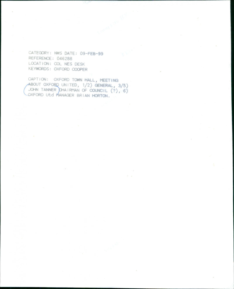 John Tanner - Vintage Photograph