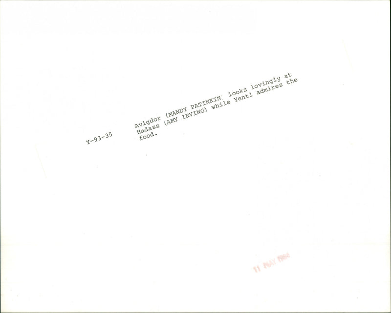 Barbra Streisand, Amy Irving and Mandy Patinkin - Vintage Photograph