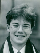 Andrew Sullivan delivers a speech at a political rally. - Vintage Photograph