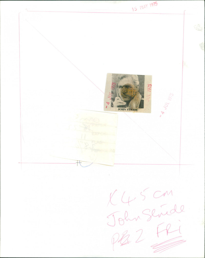 John Stride - Vintage Photograph