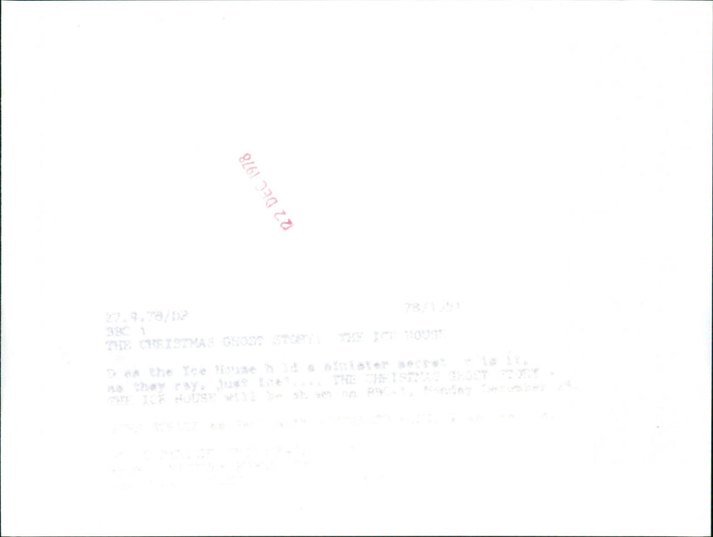 John Stride - Vintage Photograph