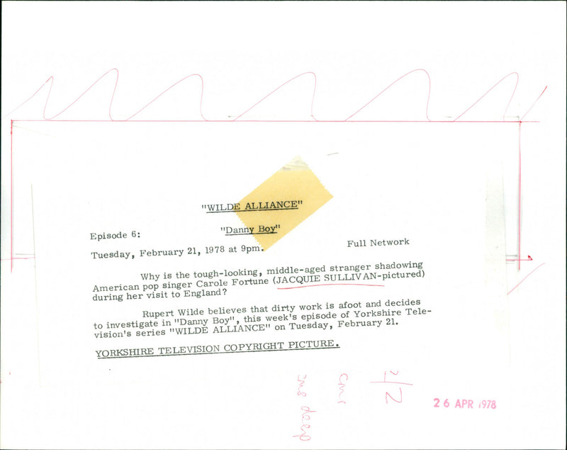 Jacquie Sullivan - Vintage Photograph