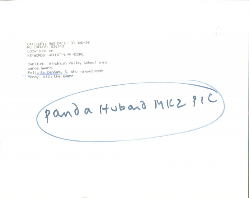 Felicity Denham - Vintage Photograph