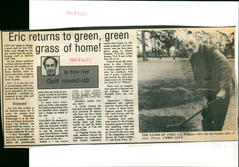 Eric Williams - Vintage Photograph