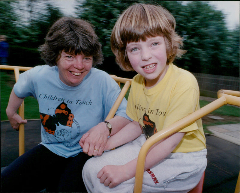 Sue Williams, and daughter Wendy - Vintage Photograph