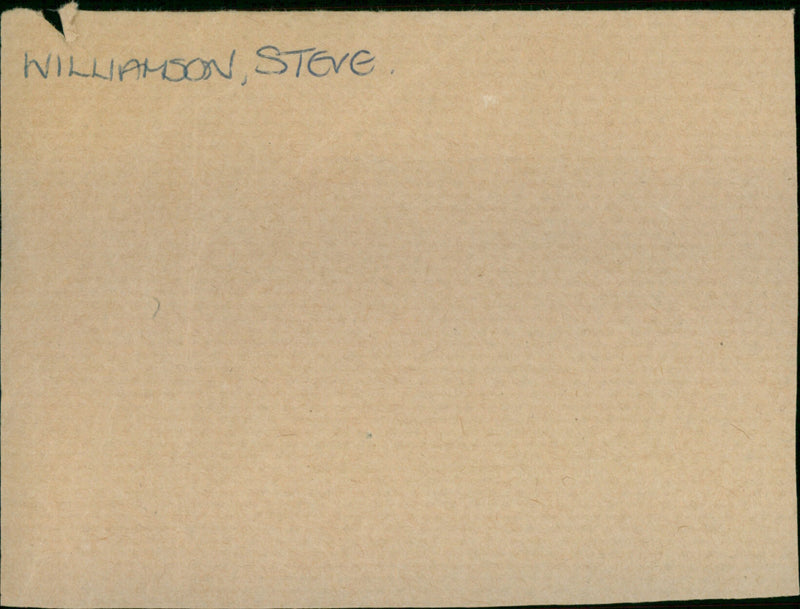 Williamson Steve - Vintage Photograph