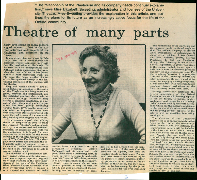 Elizabeth Sweeting - Vintage Photograph