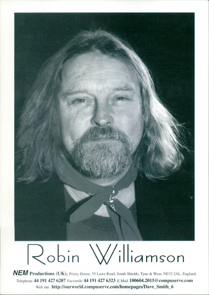 Robin Williamson - Vintage Photograph