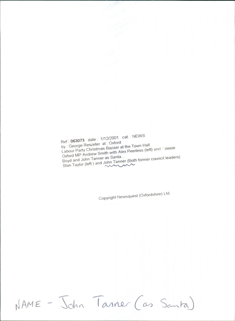 John Tanner - Vintage Photograph