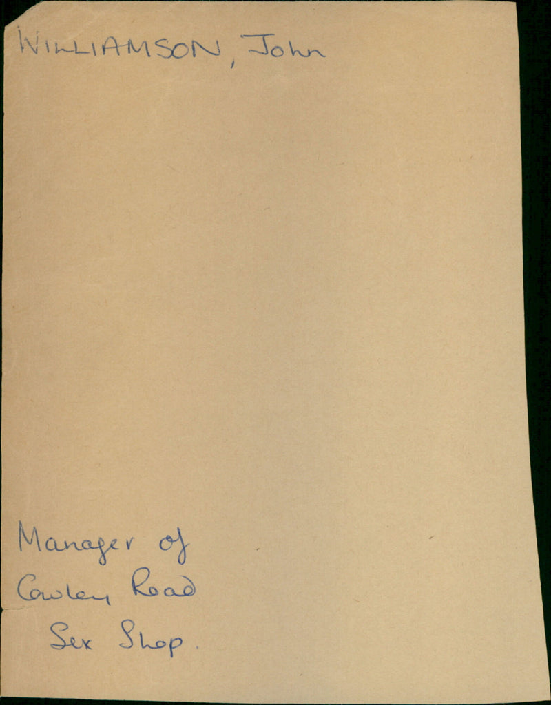 John Williamson - Vintage Photograph