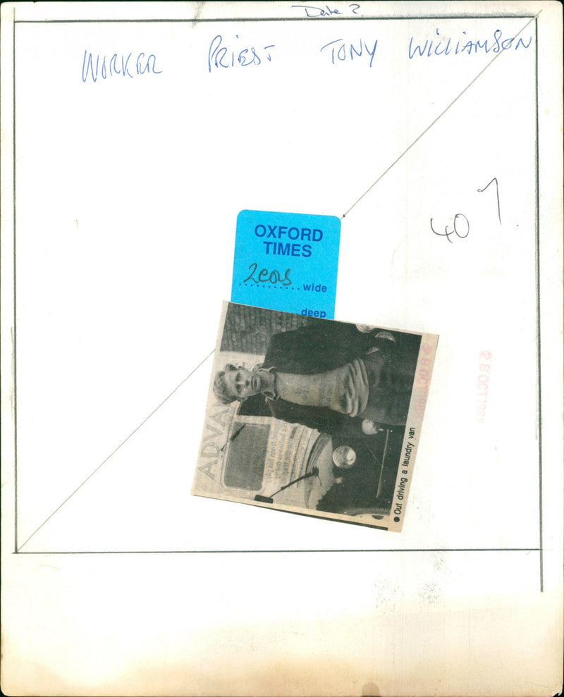 Tony Williamson - Vintage Photograph