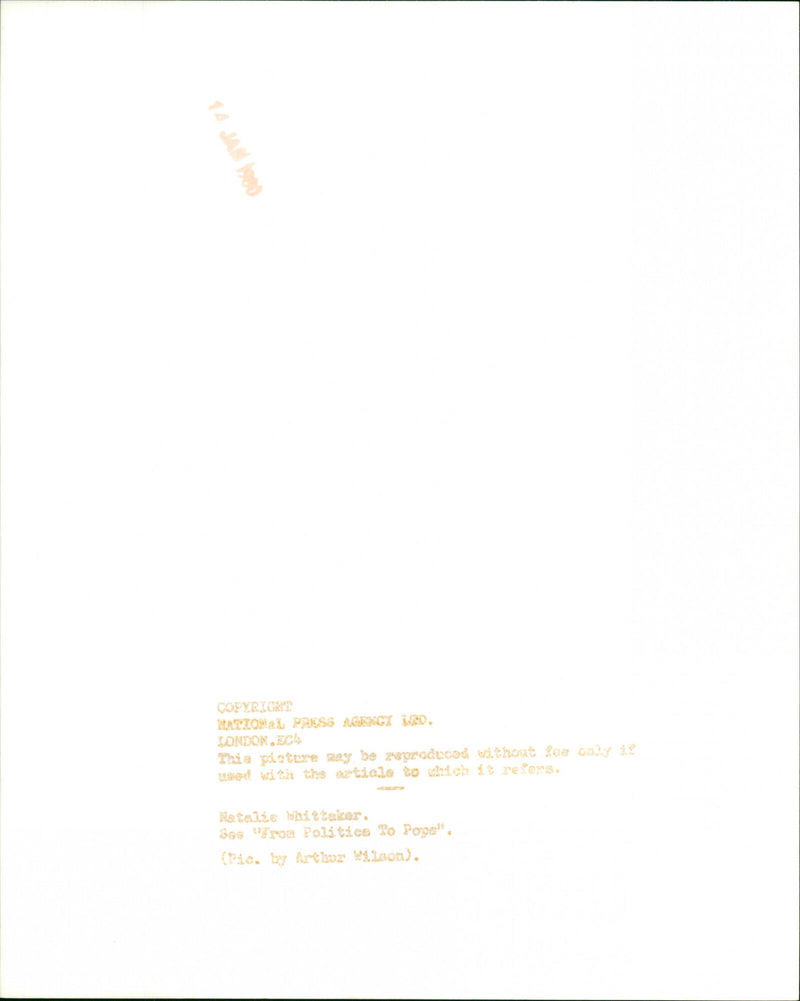 Natalie Whittaker - Vintage Photograph