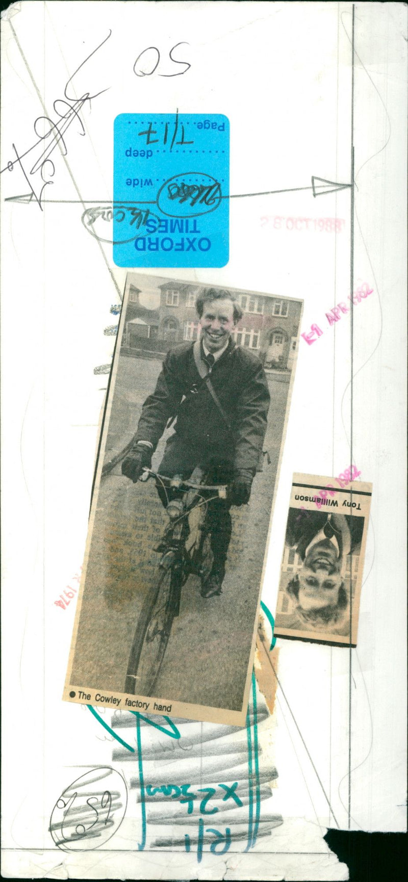 Tony Williamson - Vintage Photograph