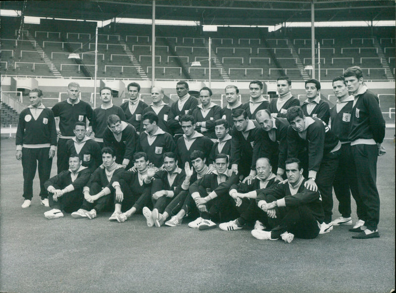 Uruguayans at Wembley - Vintage Photograph