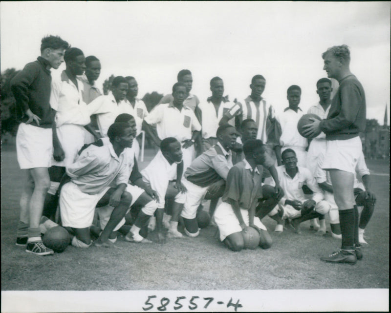 Footballers - Vintage Photograph