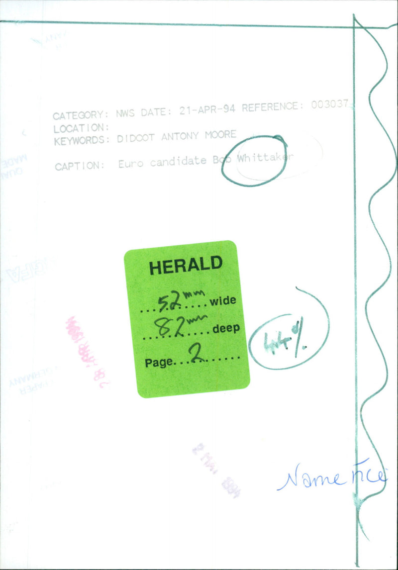 Bob Whittaker - Vintage Photograph