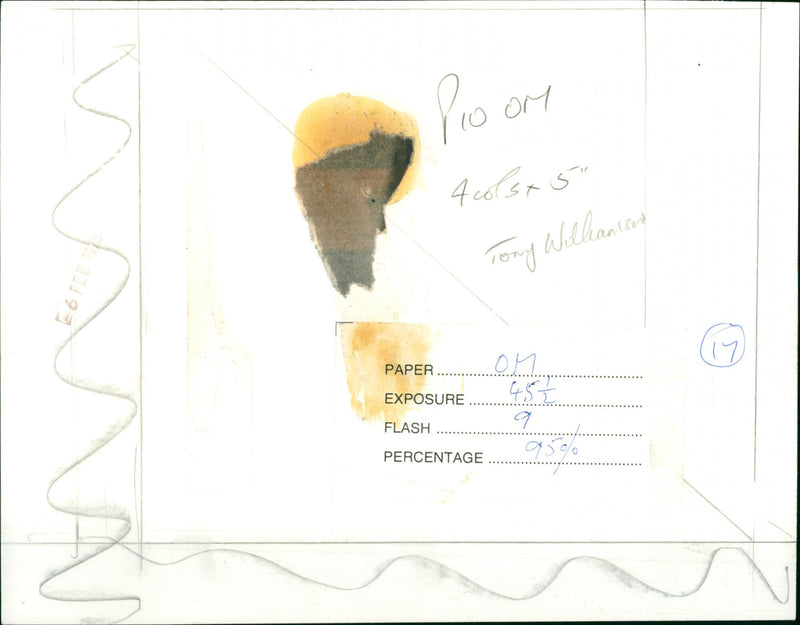 Tony Williamson - Vintage Photograph