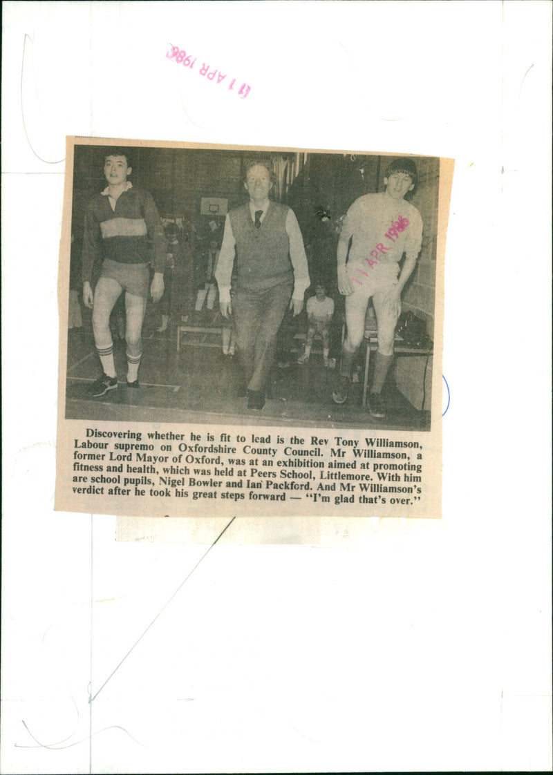 Tony Williamson - Vintage Photograph