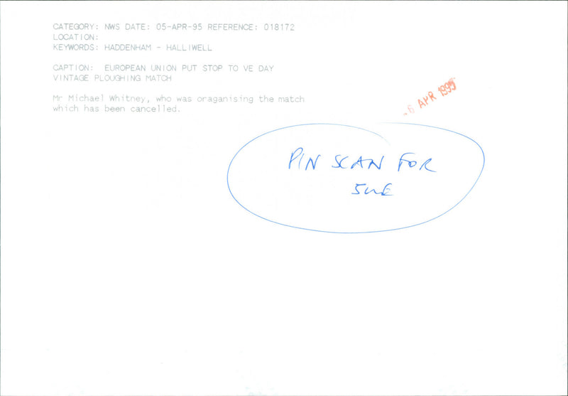 Mr. Michael Whitney - Vintage Photograph