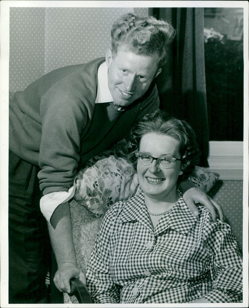 Tony Williamson with wife - Vintage Photograph