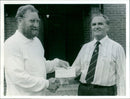 UTV cheque from peter Godfrey to Fred Carroll - Vintage Photograph