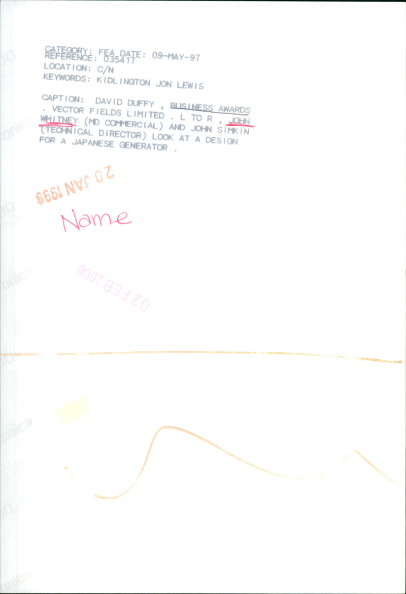 John Whitney - Vintage Photograph