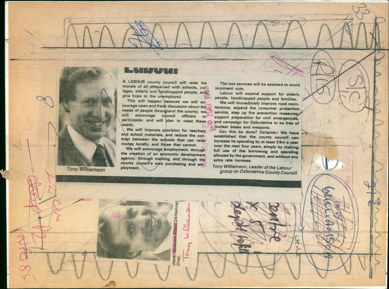 Tony Williamson - Vintage Photograph