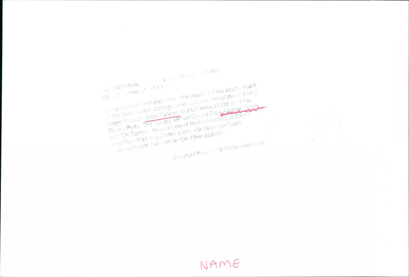 John Tanner - Vintage Photograph