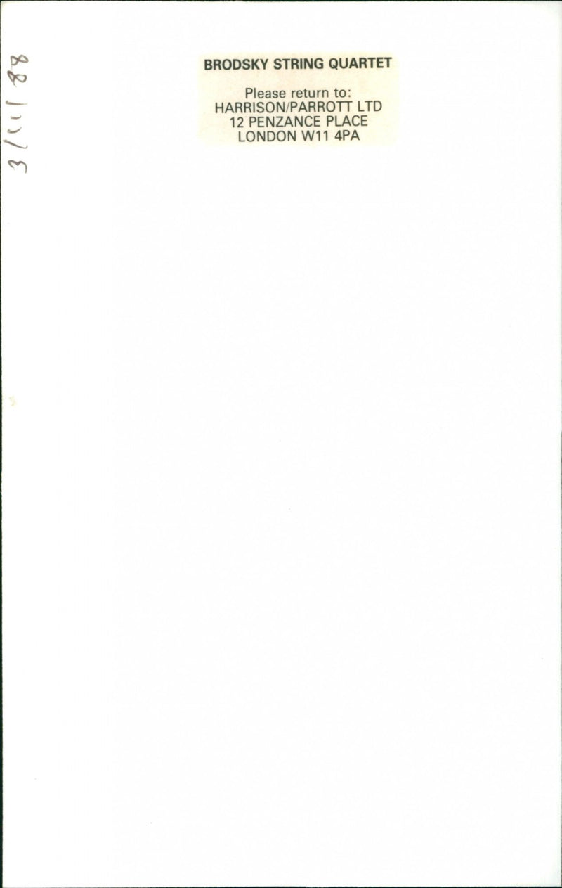 Brodsky String Quartet - Vintage Photograph