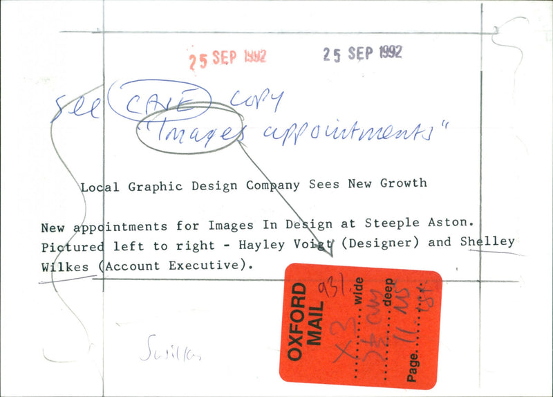 Shelly Wilkes - Vintage Photograph