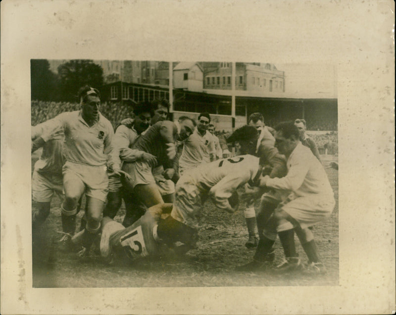 Wales v England - Vintage Photograph