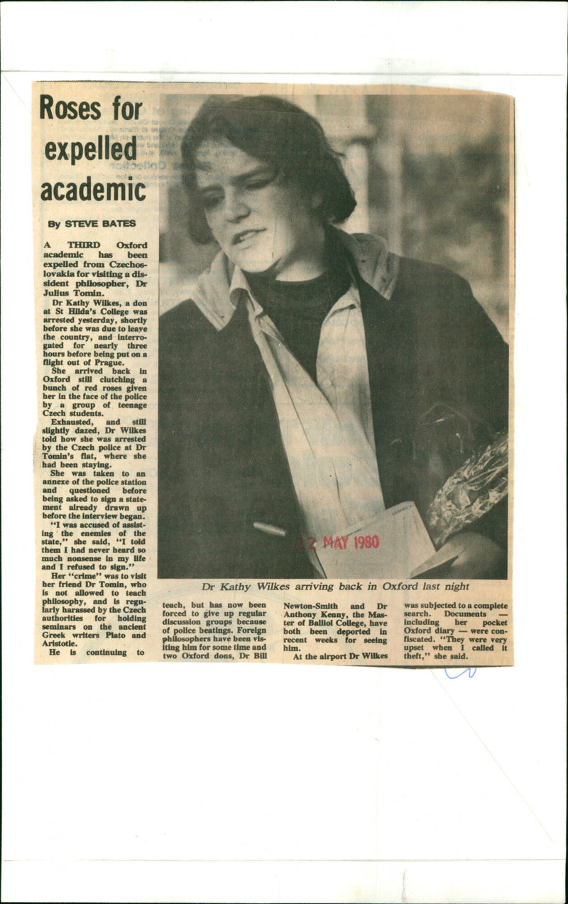 Dr Kathy Wilkes - Vintage Photograph