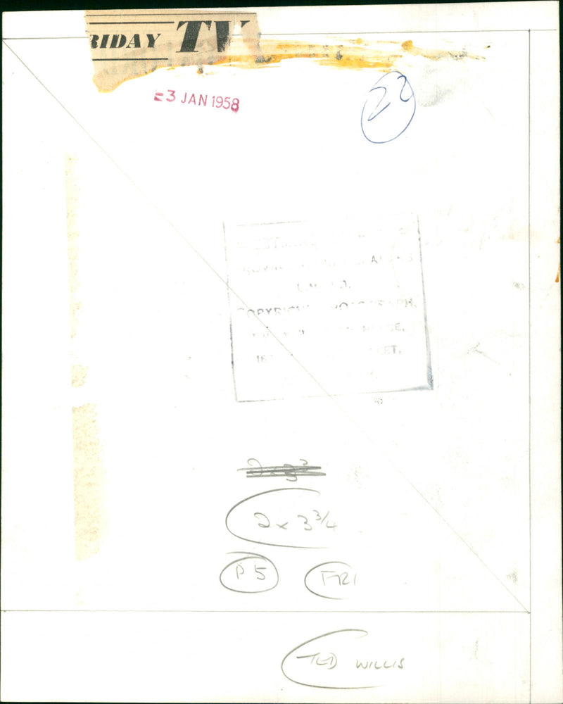 Ted Willis - Vintage Photograph