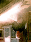 Terry Whitelow, who has a water meter scanned as "Whitelow" - Vintage Photograph