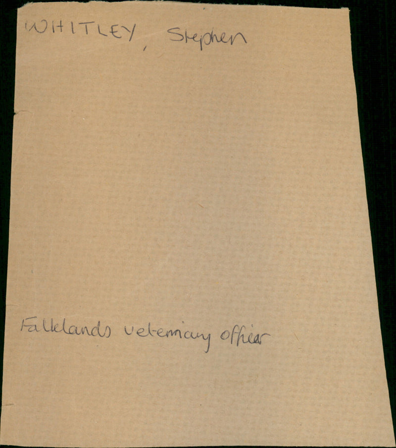 Whitley Stephen - Vintage Photograph