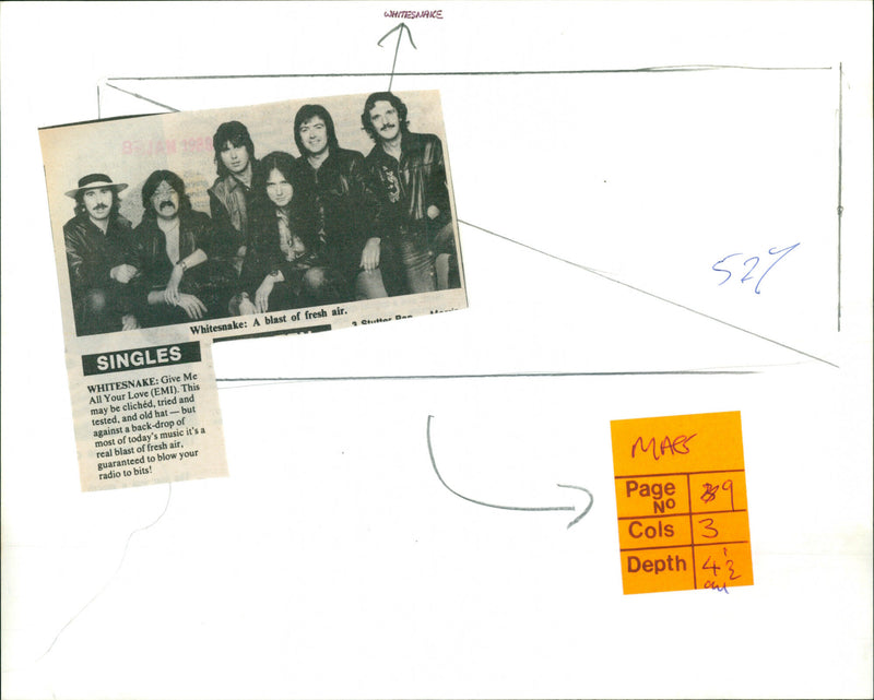 Whitesnake - Vintage Photograph