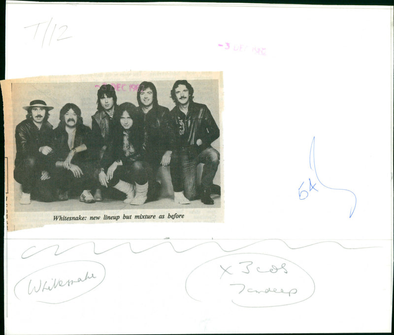 Whitesnake - Vintage Photograph