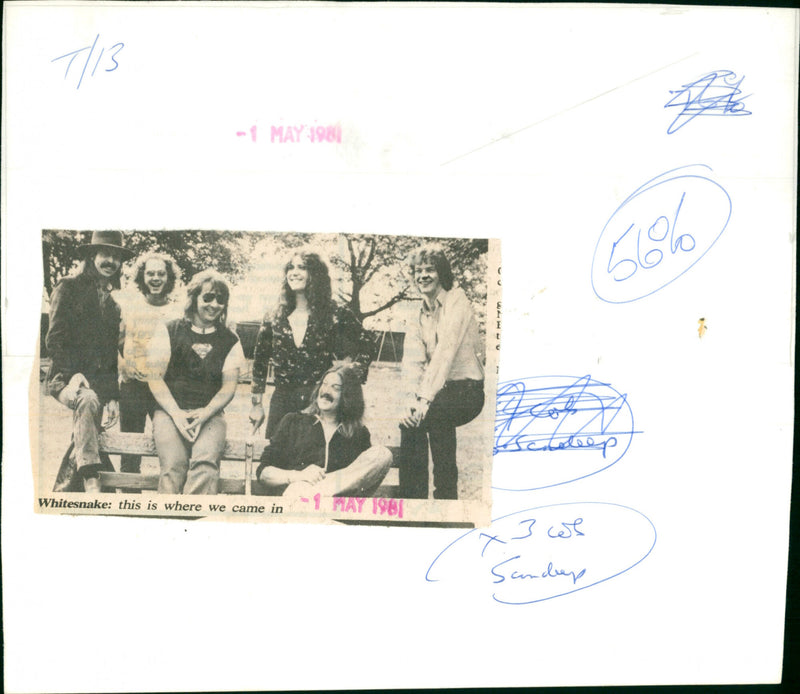 Whitesnake - Vintage Photograph