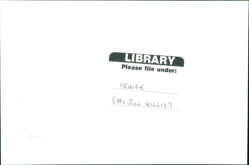 Ms. Jill Willis - Vintage Photograph