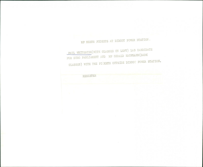 Whiteside Paul - Vintage Photograph