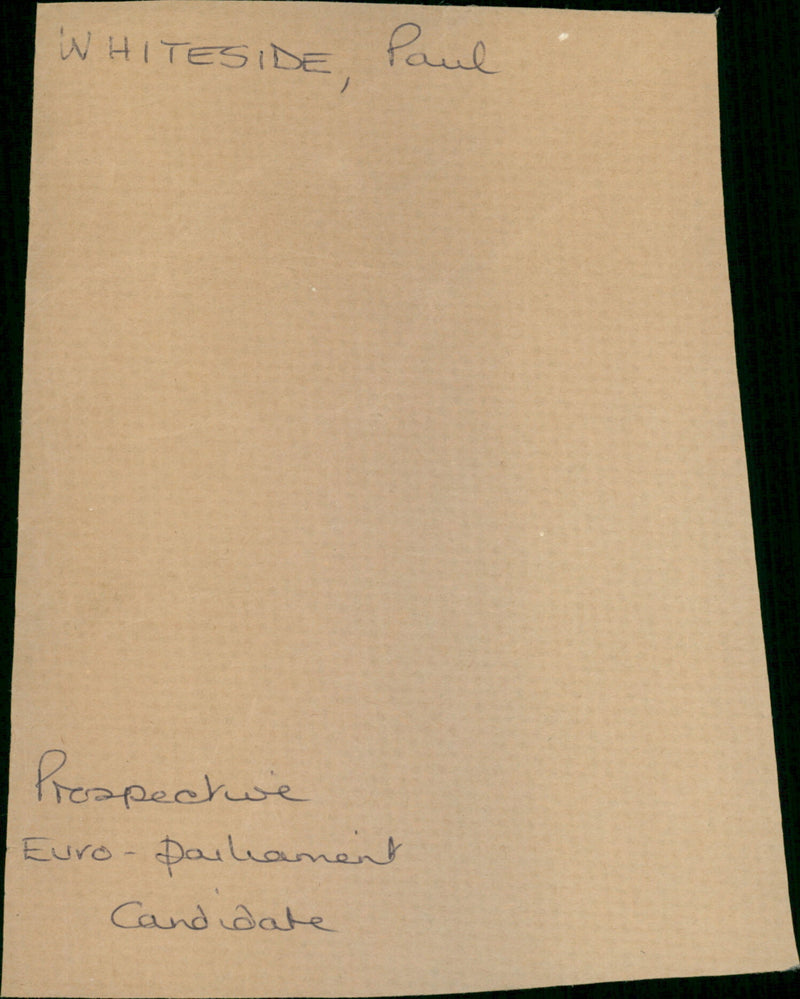 Whiteside Paul - Vintage Photograph