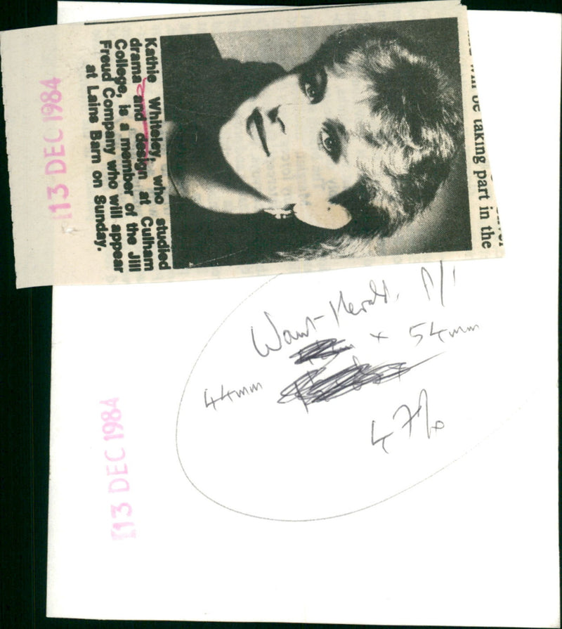 Kathie Whiteley - Vintage Photograph