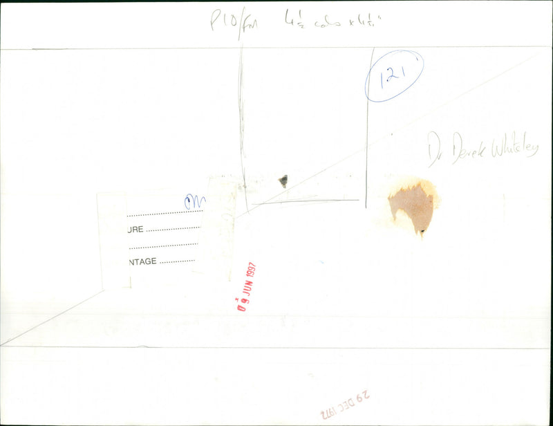 Dr Derek Whiteley - Vintage Photograph